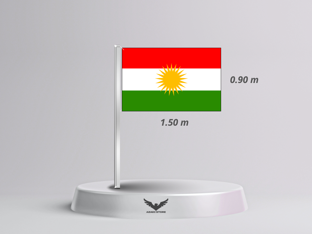Drapeau Kurdistan 150x90