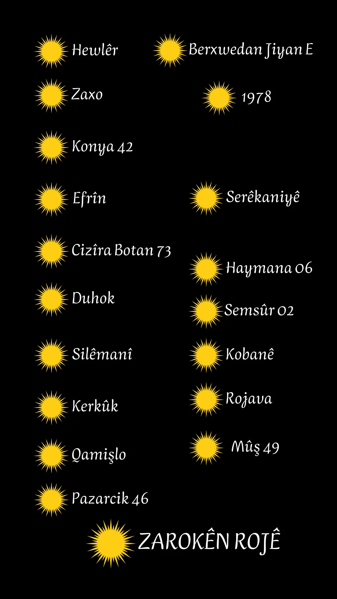 Autocollant Ville Kurde